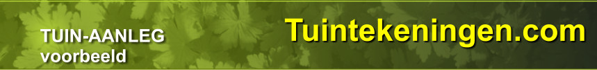 Tuintekeningen.com TUIN-AANLEG voorbeeld